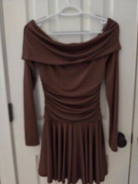 Alter'd State Brown Midi dress
